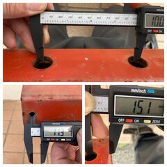 【売切御免】792 鳥取県発 デプスビーム 部品 取付部(約)48㎜ 足付 丸軸 トラクター パーツ 広島 岡山 島根 兵庫 あぐり家鳥取中央店の画像