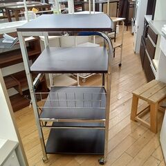 ★リユースのサカイつくば店★TK7511  レンジ台 ブラウン H115×D56×W56 クリーニング済みの画像