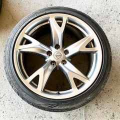 日産　フェアレディZ34 純正ホイール・タイヤ4本セットの画像