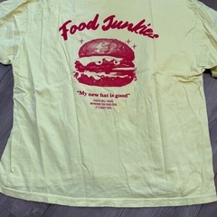 ハンバーガー柄Tシャツの画像