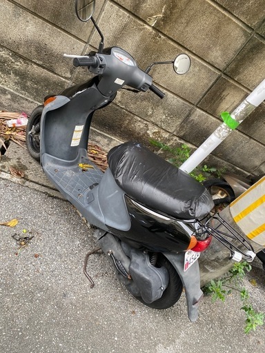 49cc　バイク　原付　スクーター　原チャ　レッツ4 黒