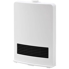 【美品】山善 セラミックヒーター DF-J121(W) ホワイトの画像