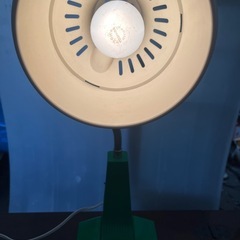 昭和レトロ　当時物　NEC SYLVANIA 卓上スタンドライト　グリーン 緑 レトロの画像