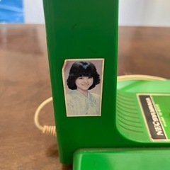 昭和レトロ　当時物　NEC SYLVANIA 卓上スタンドライト　グリーン 緑 レトロの画像