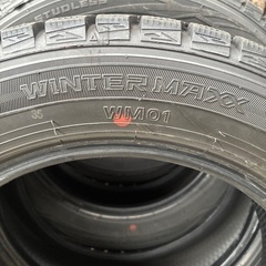 中古スタッドレスタイヤダンロップウィンターMAXVM01４本　155/65R14の画像