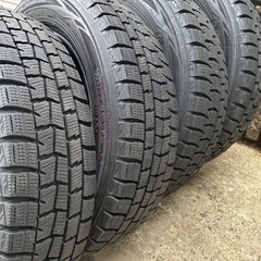 中古スタッドレスタイヤダンロップウィンターMAXVM01４本　155/65R14の画像