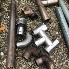 煙突 エントツ 薪ストーブ　ストーブの画像