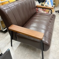 12HG1 ソファ 三人がけ 110×56 レザー の画像