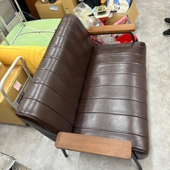 12HG1 ソファ 三人がけ 110×56 レザー の画像
