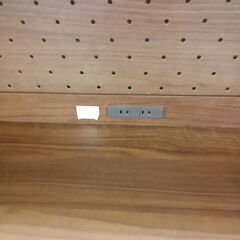 ★リユースのサカイつくば店★TK7513 東馬 食器棚 ブラウン H185×D45×W105 クリーニング済みの画像