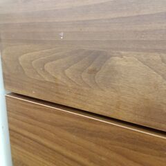 ★リユースのサカイつくば店★TK7513 東馬 食器棚 ブラウン H185×D45×W105 クリーニング済みの画像