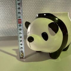 【お引取 限定】パンダ植物ポット　ミニ植木鉢　プランター　＊041-Gの画像