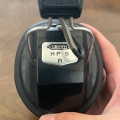レトロヘッドホン　当時物音楽機材　CROWN Japan製のビンテージヘッドホン「HP-5」です。 の画像