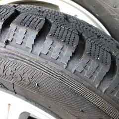 （話し中）軽四用155/65/R14アルミホイール付き　スタッドレスタイヤ4本セット超美品！！の画像
