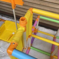 A4759　KIDS PARK EX　ジャングルジム　ブランコ　鉄棒　滑り台　室内遊具　ジャンク　部品取りの画像