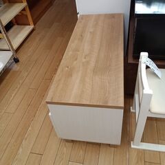 ★リユースのサカイつくば店★TK7518  テレビ台 ナチュラル H47×D39×W101 クリーニング済みの画像