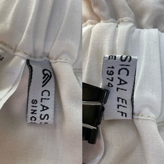 【新品】Classical Elf ハイウエストパンツ 総ゴム アイボリー系 Ｓの画像