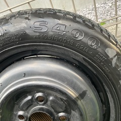 【出品】三菱 eKワゴン　スペアタイヤ（予備タイヤ）の画像