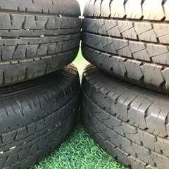 軽貨物タイヤ145/12 6PRスチールホイール付きの画像