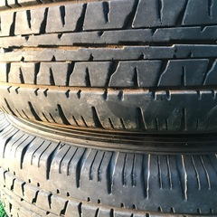 軽貨物タイヤ145/12 6PRスチールホイール付きの画像