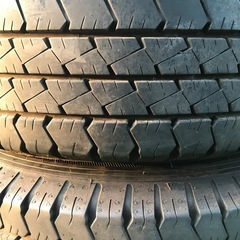 軽貨物タイヤ145/12 6PRスチールホイール付きの画像