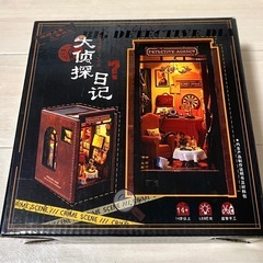 探偵事務所　ドールハウス　ミニチュアハウス　手作りキットセット　クラフトキットの画像