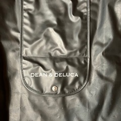 　DEAN & DELUCA ショッピングバッグ　クリアブラック＜デッドストック＞ エコバッグ 折りたたみ式 DEAN DELUCAの画像