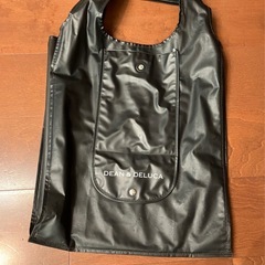 　DEAN & DELUCA ショッピングバッグ　クリアブラック＜デッドストック＞ エコバッグ 折りたたみ式 DEAN DELUCAの画像