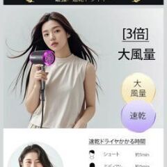 ヘアドライヤーの画像