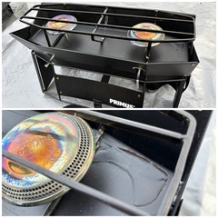 PRIMUS(プリムス) P-COJ オンジャ (ブラック) キャンプ・アウトドア用ツーバーナー　の画像