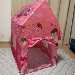 キッズテント　子供用テント  室内用 遊びテント ピンク おままごと スイーツショップの画像