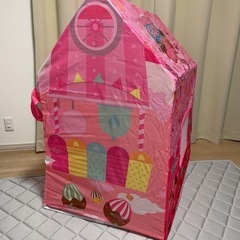 キッズテント　子供用テント  室内用 遊びテント ピンク おままごと スイーツショップの画像