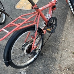 折りたたみ自転車20インチの画像