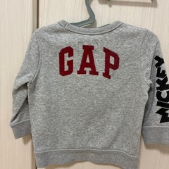 GAP ミッキー　裏起毛　トレーナー　90cmの画像