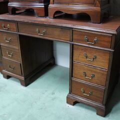 ★朝霞の雑貨屋さん★KOUKISIN★ 米軍払い下げ品　＜ダブルスリーブデスク　両袖机＞ USED品 ヴィンテージ の画像