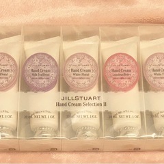 未開封 JILLSTUART ハンドクリーム5本セット ジルスチュアート ホワイトフローラル ミルクティーブレンド ラシャスベリーの画像