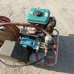 農機具　丸山セット動噴　巻き取り機付き　の画像