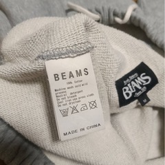 BEAMS スウェットパンツ カレッジロゴ【Mサイズ】の画像