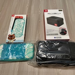 Nintendo Switch あつ森デザイン本体セット（美品・未使用ケース付き・ソフトなし）バラ売り不可の画像