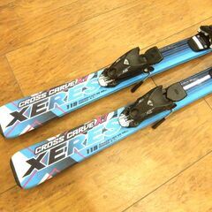 ビンディング付きスキー Jrスキー XERES CROSS CARVE X7 118cm チロリア SL45 中古 現状品 札幌市厚別区 厚別店の画像