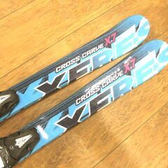 ビンディング付きスキー Jrスキー XERES CROSS CARVE X7 118cm チロリア SL45 中古 現状品 札幌市厚別区 厚別店の画像