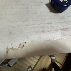 0円　テレビ台　白　収納付きの画像