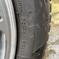 ブリヂストンVRX3  ホイール付きスタッドレスタイヤの画像