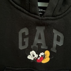 GAP ミッキー 80cm 裏起毛　の画像