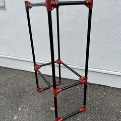 パイプ式 タイヤラック 幅72cm 奥行44cm 高さ133cmの画像