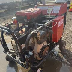  【福岡県みやま市】共立 前進・後進付き ラジコン動力噴霧器 DRS75VD セル付き ディーゼルエンジン 動噴 自動巻取りの画像