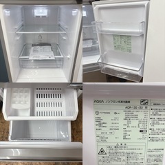 I453 🌈 AQUA 冷蔵庫 (126L) ⭐ 動作確認済 ⭐ クリーニング済の画像
