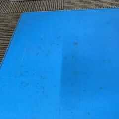 美品 組み立て式 アウトドアテーブルセット！幅86cm 奥行67cm ピクニックテーブルセット キャンプテーブルセットの画像