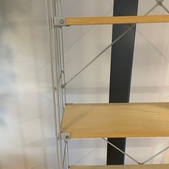 無印良品 スチールユニットシェルフ オークの画像