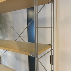 無印良品 スチールユニットシェルフ オークの画像